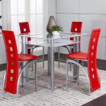 5 Pc Dinette - $549- [Also Available with Black Table]
Cramco Valencia Red