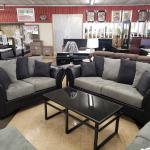 Sofa and Loveseat - $999-
L&A 8000-30/20 BLK/GRY