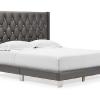 Padded Bed - [Queen $299] [King $349]
Ashley B089-28 Metallic Gray