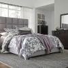 Padded Bed - [Queen $299] [King $399]
Ashley B130-381 Gray